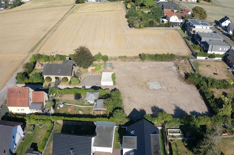 Holser Carré – Baugrundstück von oben